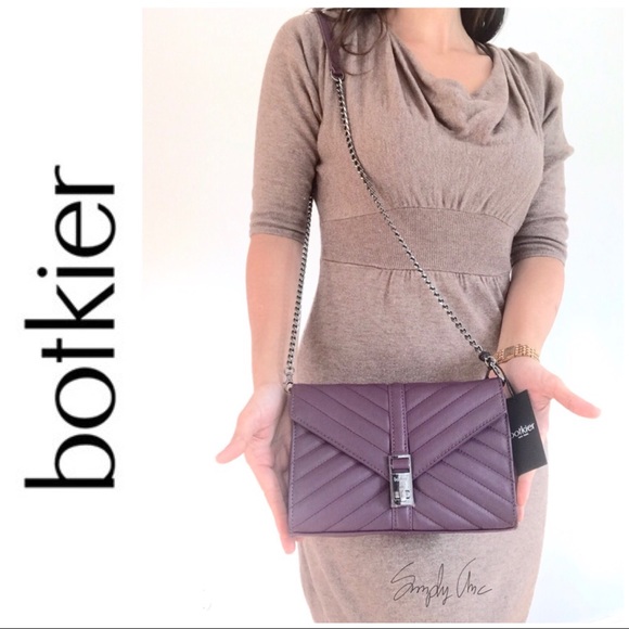 NWT Botkier genuine leather clutch shoulder bag - Picture 2 of 6